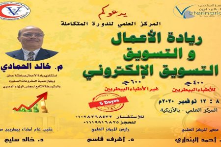 المركز العلمي ينظم دورة عن «ريادة الأعمال والتسويق الإلكتروني».. 8 نوفمبر