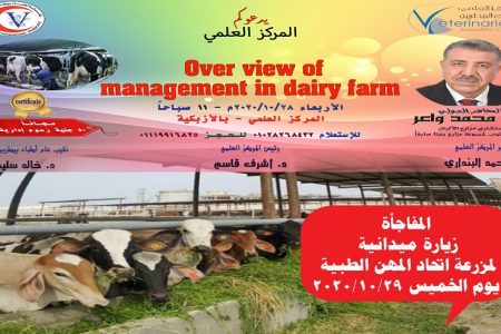المركز العلمي ينظم دورة مجانية عن «over view of management in dairy farm».. الأربعاء