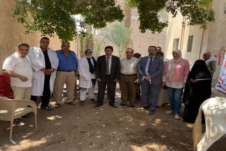 النقابة تنظم قافلة طبية بيطرية بالفيوم فى إطار مبادرة “حياة كريمة”
