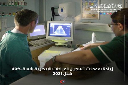 زيادة بمعدلات تسجيل العيادات البيطرية بنسبة 40% خلال 2021